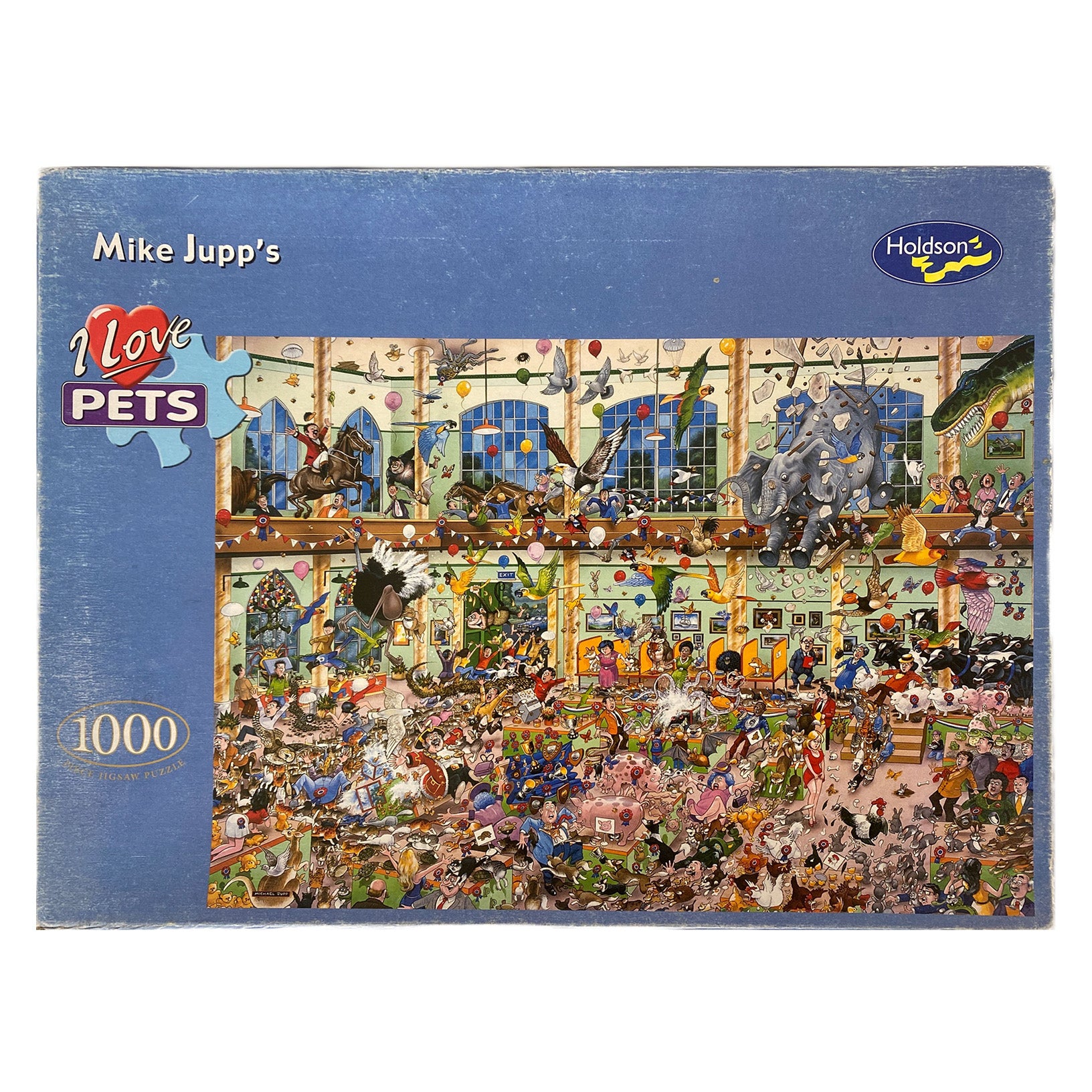 Photo of box of Mike Jupp's I Love Pets Holdson puzzle.it