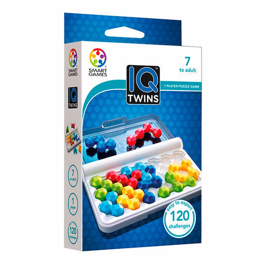 Photo of box of Smart Games mind puzzle IQ Twins.