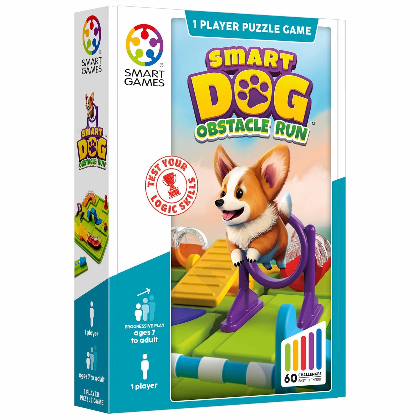 Photo of box of Smart Dog mind puzzle by Smart Games.