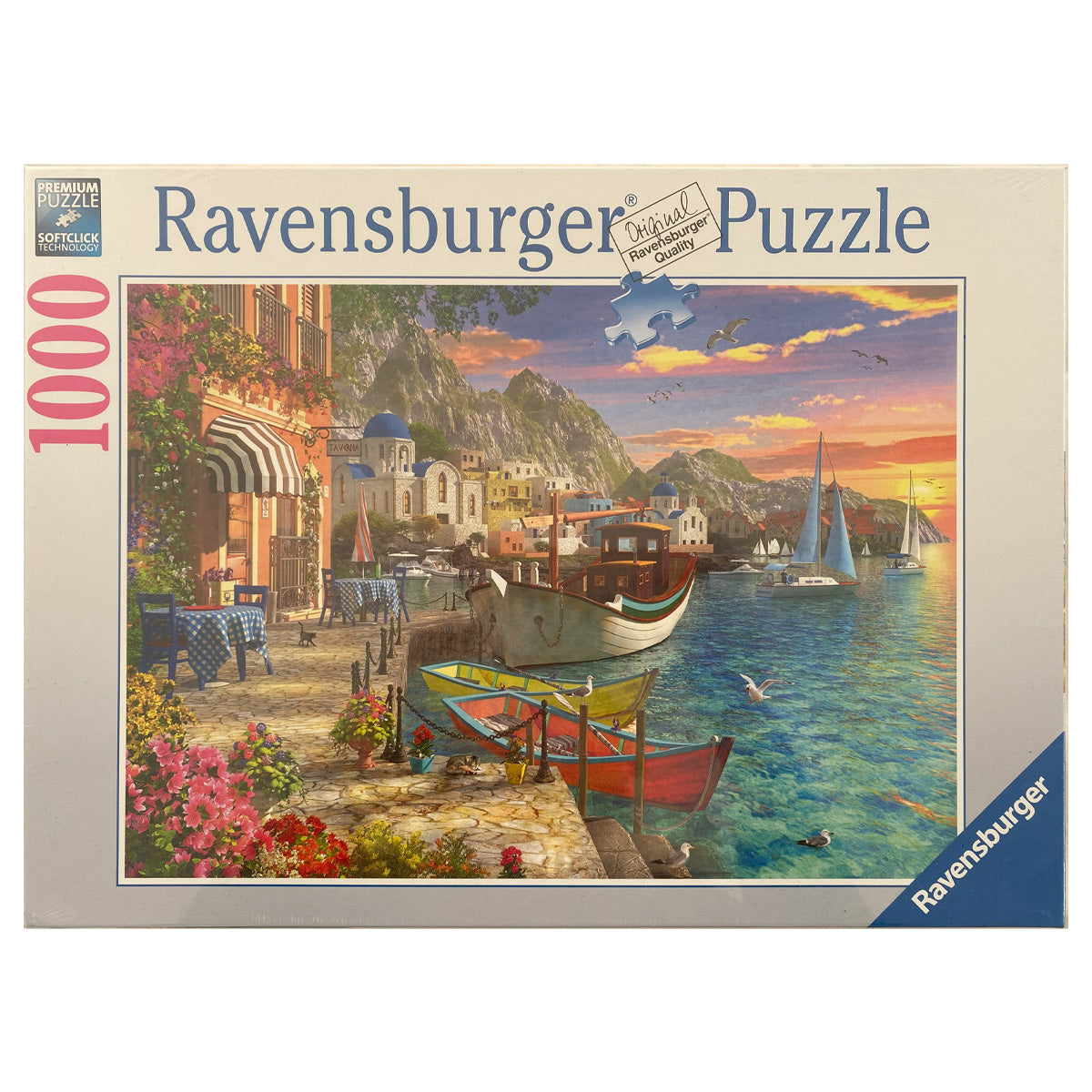 Photo of box of Grandiose Greece puzzle by Ravensburger.