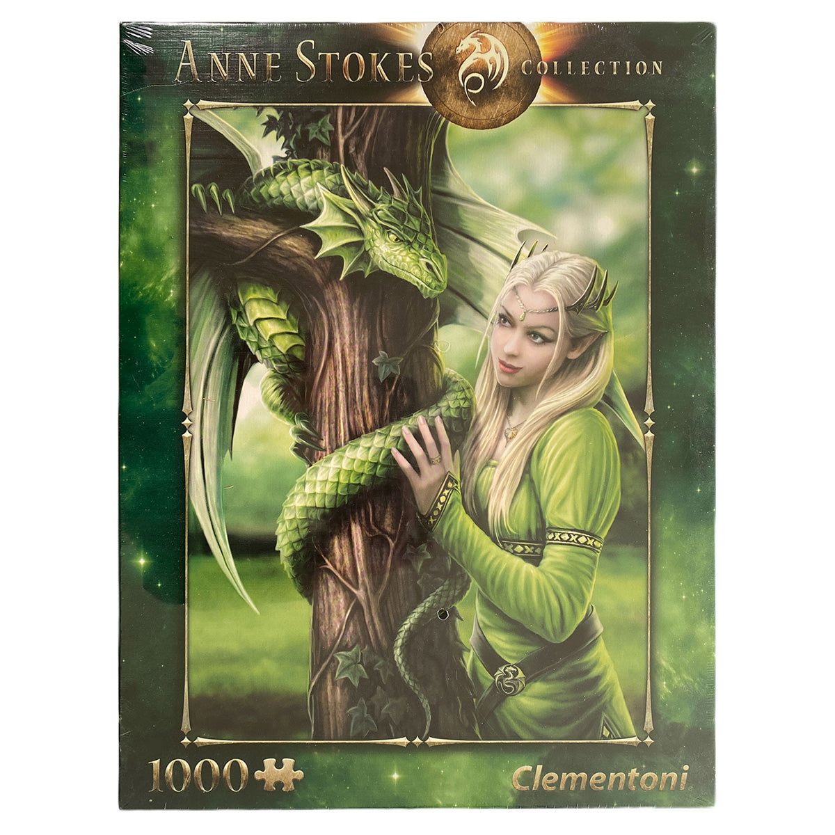 Photo of box of Kindred Spirits by Anne Stokes Clementoni puzzle.