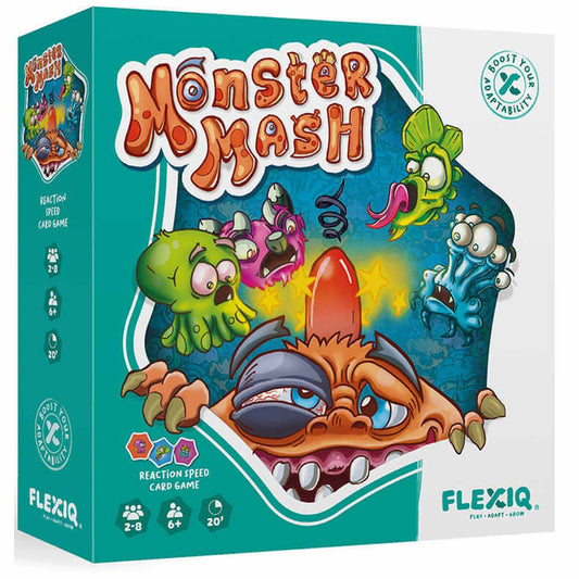 Photo of box of Monster Mash game by FLEXIQ.