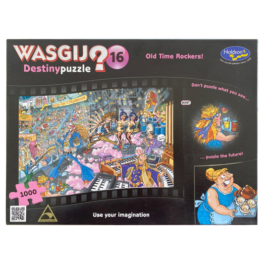 Photo of box of Old Time Rockers Wasgij Destiny 16 puzzle by Holdson.