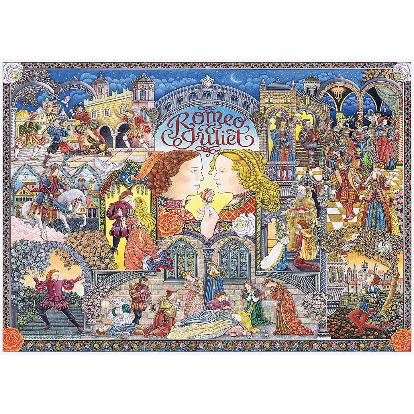 Image of Romeo and Juliet Ravensburger puzzle.