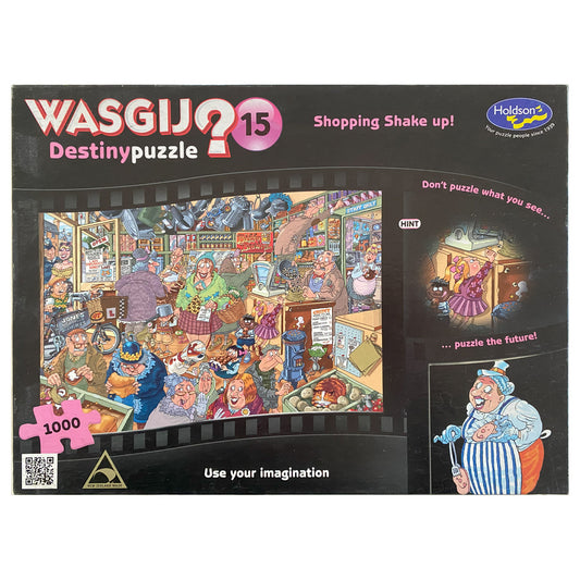 Photo of box of Shopping Shake Up Wasgij Destiny 15 puzzle by Holdson.