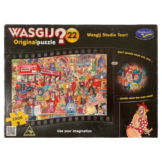 Photo of box of Studio Tour Wasgij 22 Holdson puzzle.