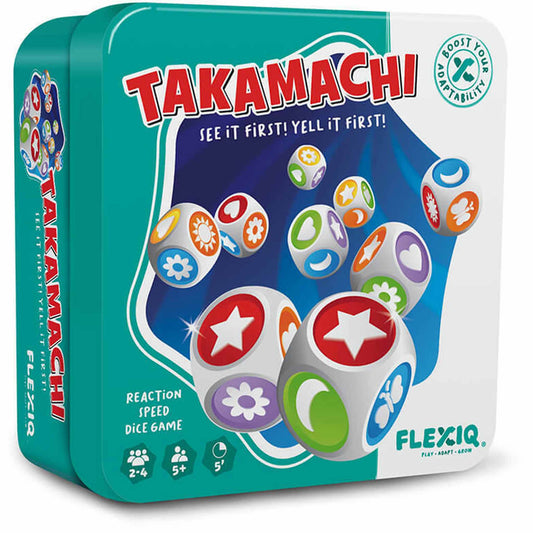 Photo of box of Takamachi reaction speed game by FLEXIQ.