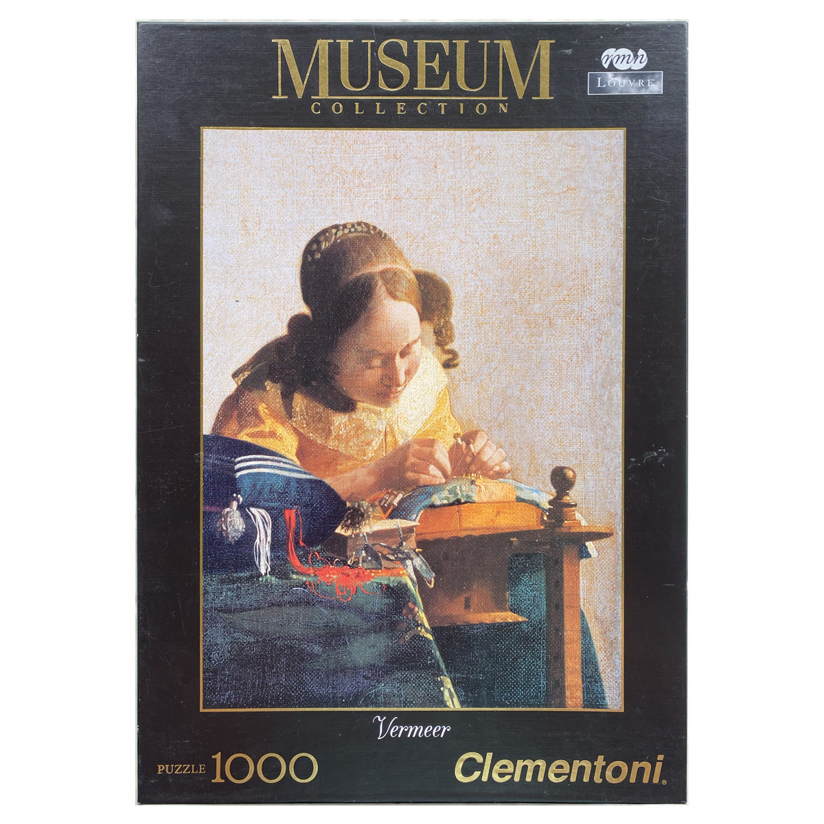 Photo of box of The Lacemaker by Vermeer Clementoni Puzzle.