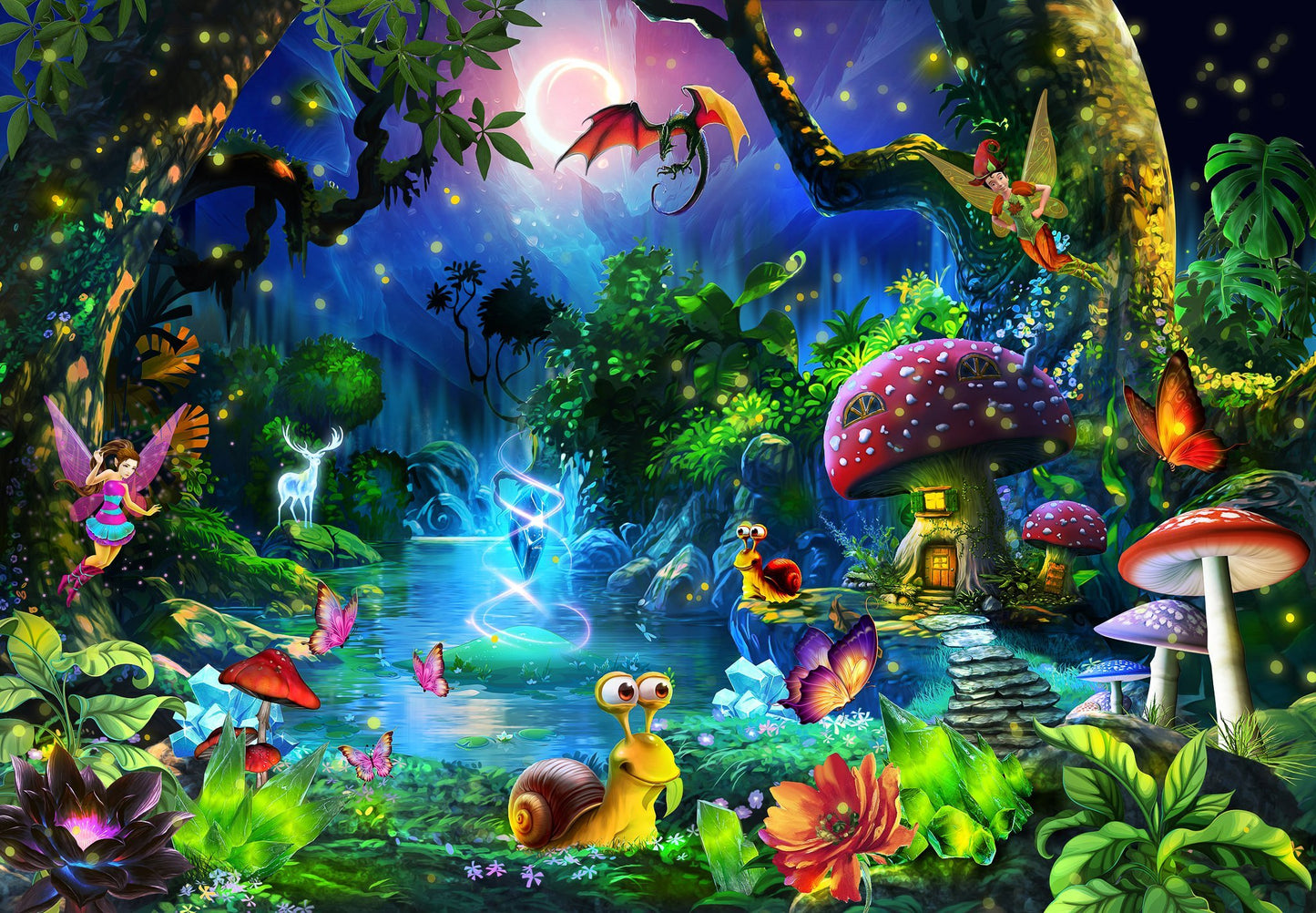 Funbox Fantasy Forest 1000 Jigsaw Puzzle