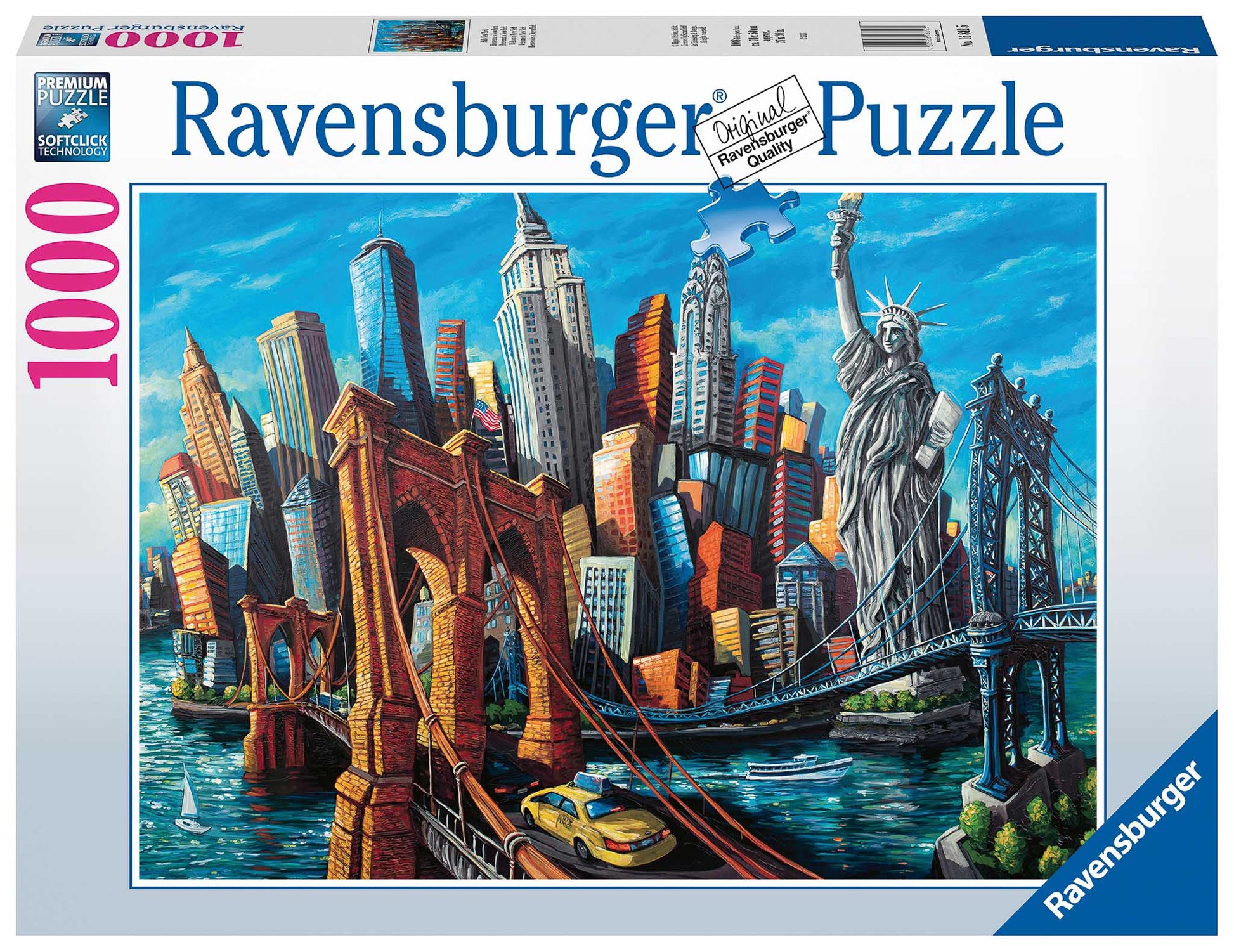 Ravensburger Welcome to New York 1000 Piece Jigsaw Puzzle High Quality Buy or Rent
