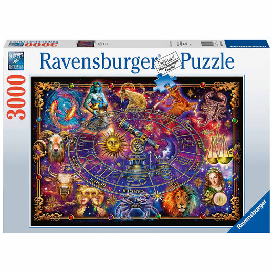 Photo of box of Zodiac 3000 piece puzzle by Ravensburger.