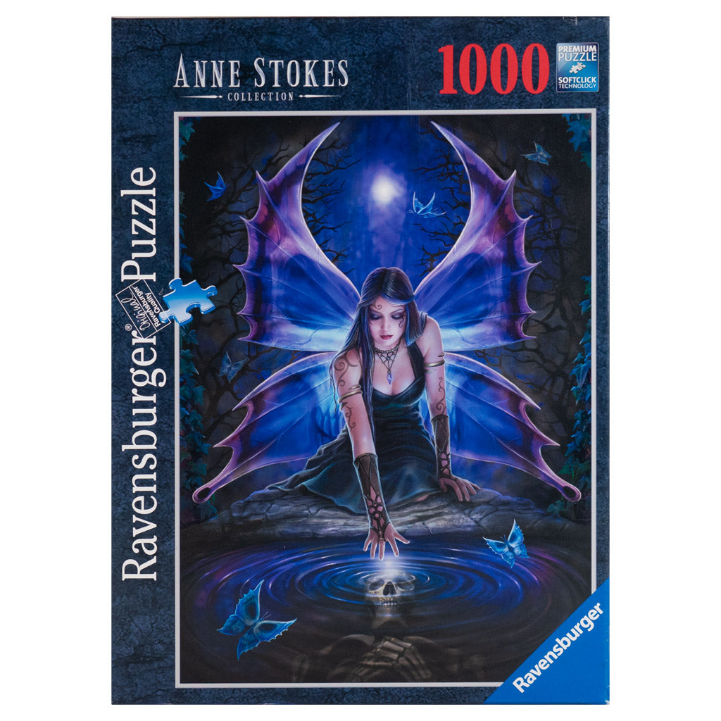 Photo of Immortal Flight Ravensburger puzzle with art by Anne Stokes.