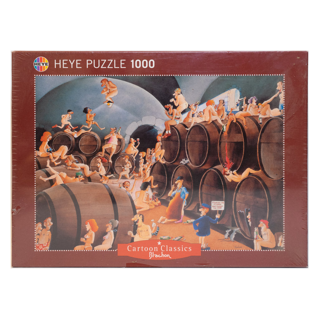 Photo of box of Vino Blachon Cartoon Classics puzzle by HEYE.